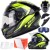 Kask LS2 FF808 Stream II Fury Black H-V Yel