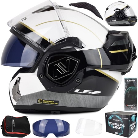 Kask LS2 FF906 Advant Iron Matt Wh.Bl. Jeans