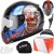Kask LS2 FF353 Rapid II Zombie Black Red