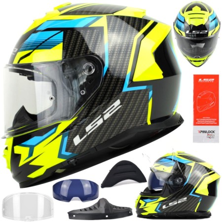 Kask LS2 FF800 Storm II Tracker Bl. H-V Yel