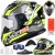 Kask LS2 FF800 Storm II Cyborg H-V Yel Grey