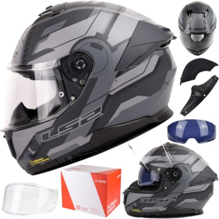 Kask LS2 FF808 Stream II Shadow M.Titan Grey
