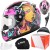 Kask LS2 FF353 Rapid II Cyberg M. Purp.Cyan
