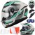 Kask LS2 FF808 Stream II Road M. Cyan Grey