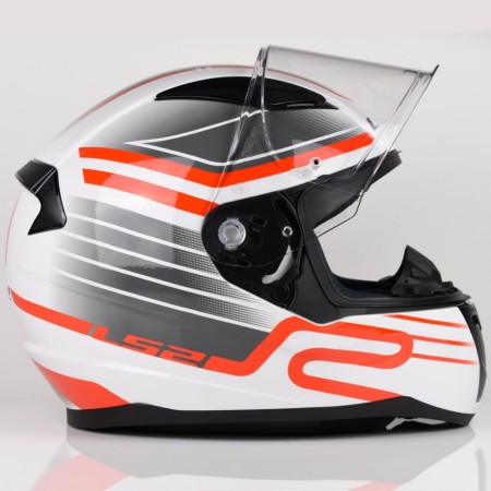 Kask LS2 FF353 Rapid II Circuit White Red