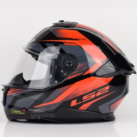 Kask LS2 FF808 Stream II Fury Black Red