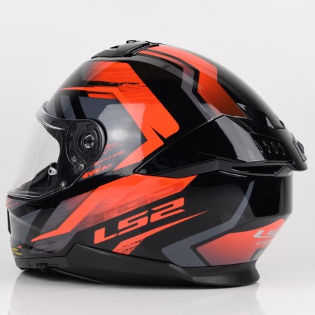 Kask LS2 FF808 Stream II Fury Black Red