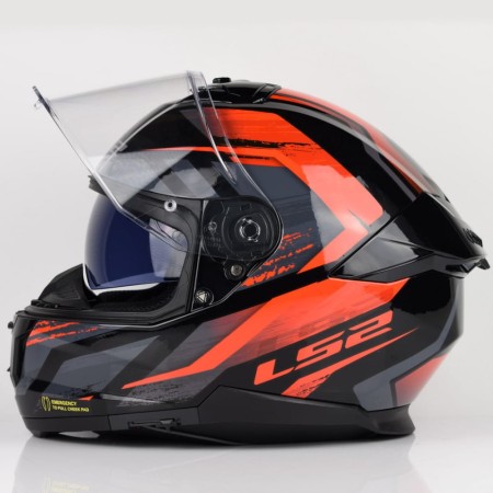 Kask LS2 FF808 Stream II Fury Black Red