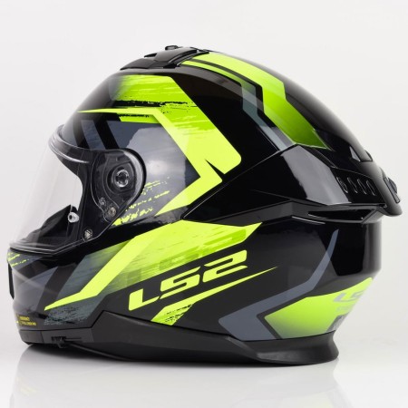 Kask LS2 FF808 Stream II Fury Black H-V Yel