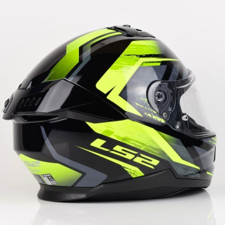 Kask LS2 FF808 Stream II Fury Black H-V Yel