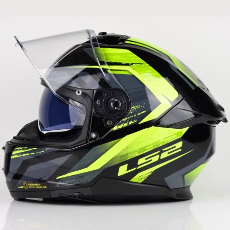 Kask LS2 FF808 Stream II Fury Black H-V Yel