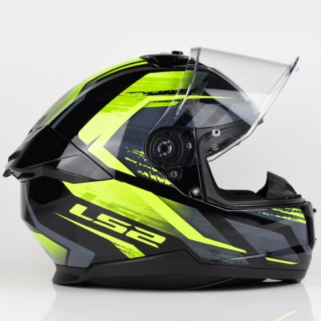 Kask LS2 FF808 Stream II Fury Black H-V Yel