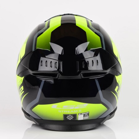 Kask LS2 FF808 Stream II Fury Black H-V Yel
