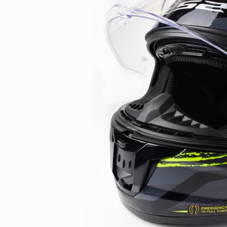 Kask LS2 FF808 Stream II Fury Black H-V Yel