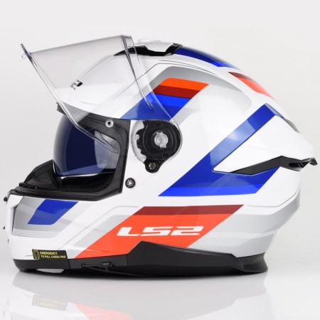 Kask LS2 FF808 Stream II Vintage Wh.Bl.Red