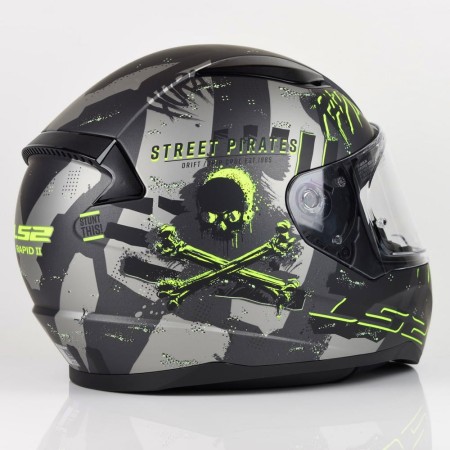 Kask LS2 FF353 Rapid II Pirates M.Titanium