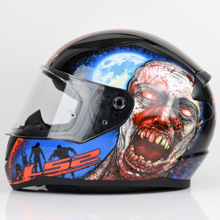 Kask LS2 FF353 Rapid II Zombie Black Red