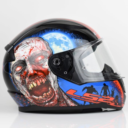 Kask LS2 FF353 Rapid II Zombie Black Red