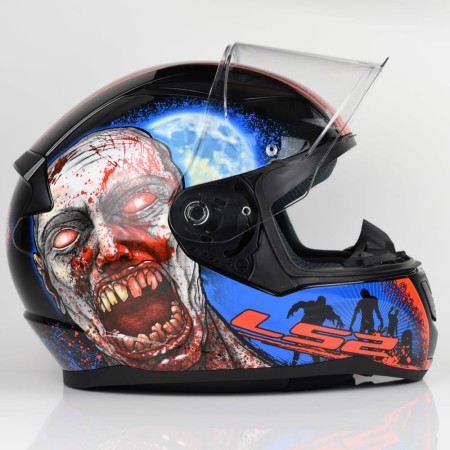 Kask LS2 FF353 Rapid II Zombie Black Red