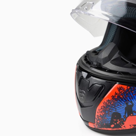 Kask LS2 FF353 Rapid II Zombie Black Red