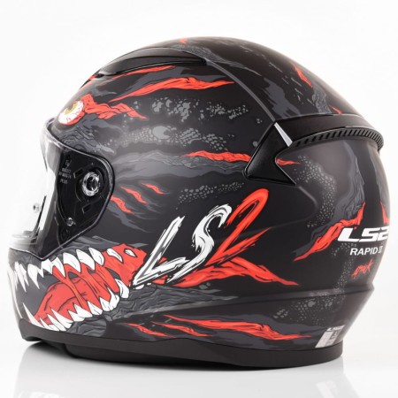 Kask LS2 FF353 Rapid II Kaiju M.Bl. Red White
