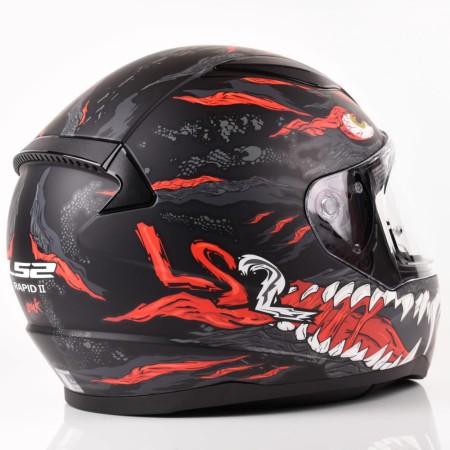 Kask LS2 FF353 Rapid II Kaiju M.Bl. Red White