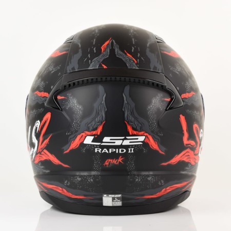 Kask LS2 FF353 Rapid II Kaiju M.Bl. Red White