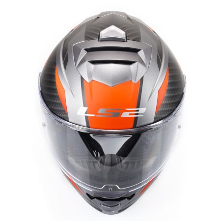 Kask LS2 FF800 Storm II Racer M. Titan Fluo