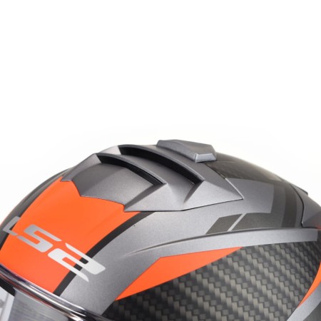 Kask LS2 FF800 Storm II Racer M. Titan Fluo