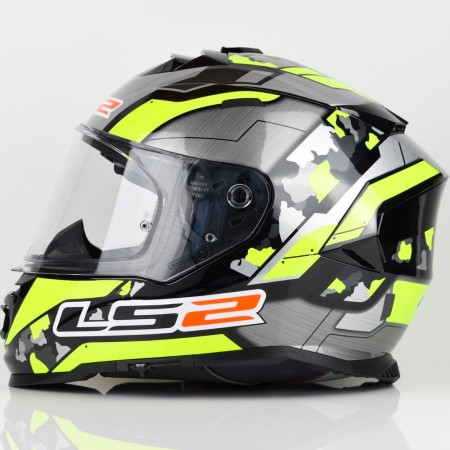 Kask LS2 FF800 Storm II Cyborg H-V Yel Grey