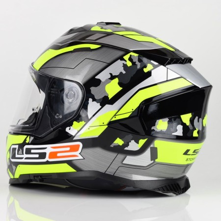 Kask LS2 FF800 Storm II Cyborg H-V Yel Grey