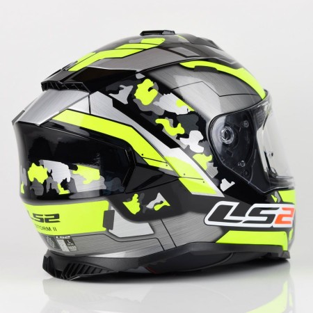 Kask LS2 FF800 Storm II Cyborg H-V Yel Grey