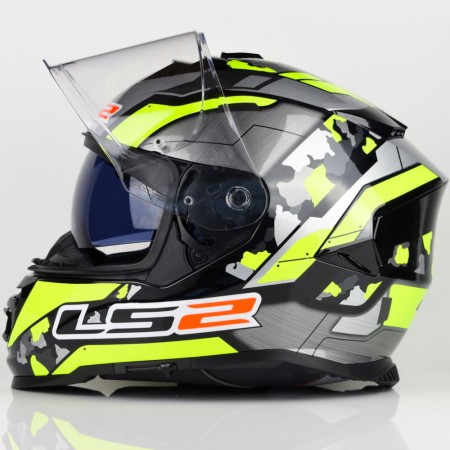 Kask LS2 FF800 Storm II Cyborg H-V Yel Grey