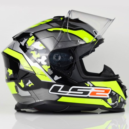 Kask LS2 FF800 Storm II Cyborg H-V Yel Grey