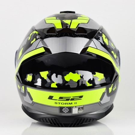 Kask LS2 FF800 Storm II Cyborg H-V Yel Grey