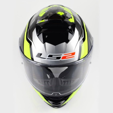 Kask LS2 FF800 Storm II Cyborg H-V Yel Grey