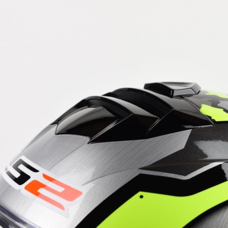 Kask LS2 FF800 Storm II Cyborg H-V Yel Grey