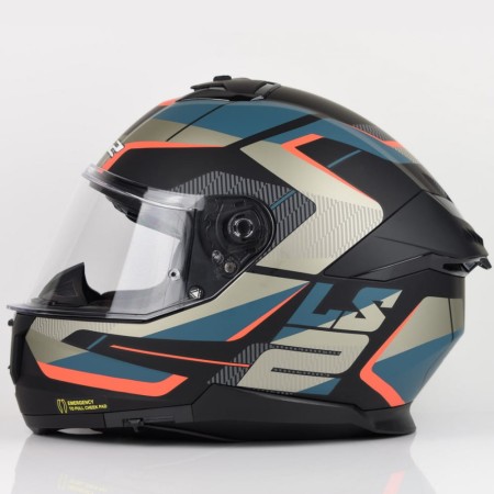 Kask LS2 FF808 Stream II Road M.Black Blue