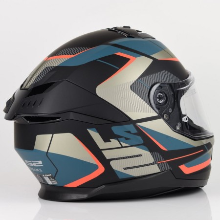 Kask LS2 FF808 Stream II Road M.Black Blue