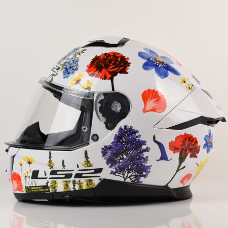 Kask LS2 FF808 Stream II Flowers White