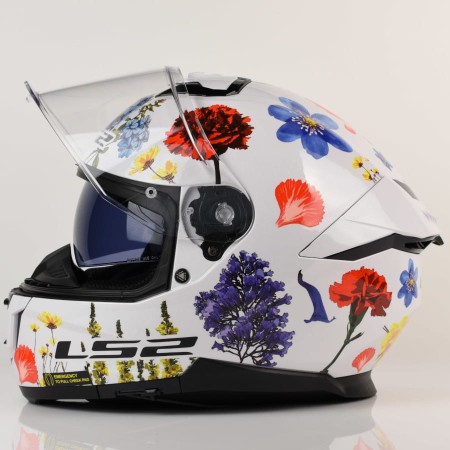 Kask LS2 FF808 Stream II Flowers White