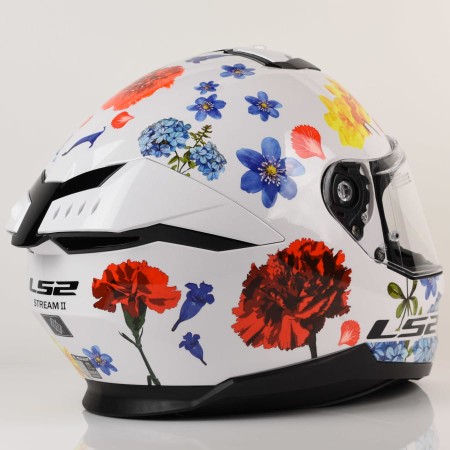 Kask LS2 FF808 Stream II Flowers White