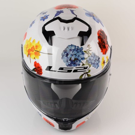 Kask LS2 FF808 Stream II Flowers White
