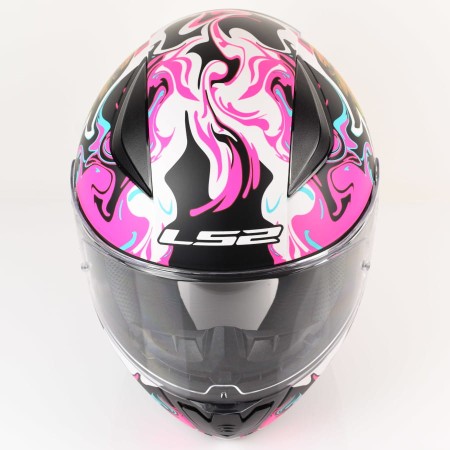 Kask LS2 FF353 Rapid II Cyberg M. Purp.Cyan
