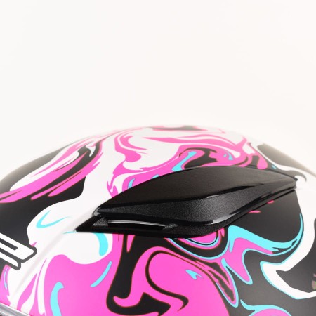 Kask LS2 FF353 Rapid II Cyberg M. Purp.Cyan