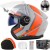 Kask LS2 OF603 Infinity II Focus M.Grey Red