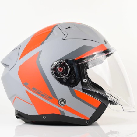 Kask LS2 OF603 Infinity II Focus M.Grey Red