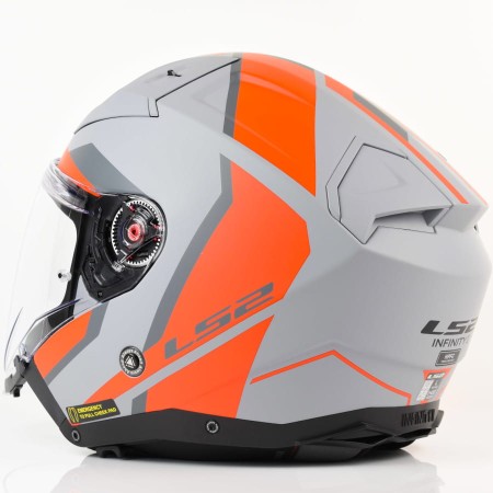 Kask LS2 OF603 Infinity II Focus M.Grey Red