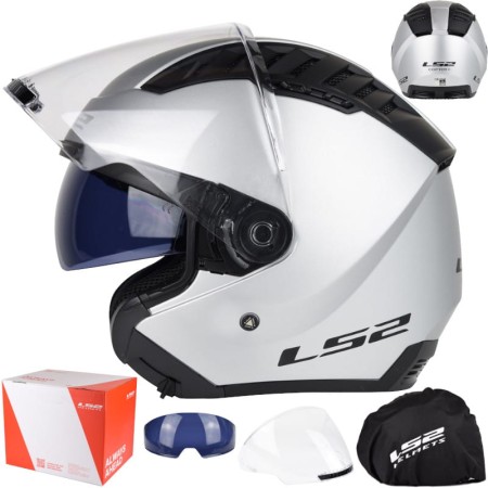 Kask LS2 OF600 Copter II Matt Silver