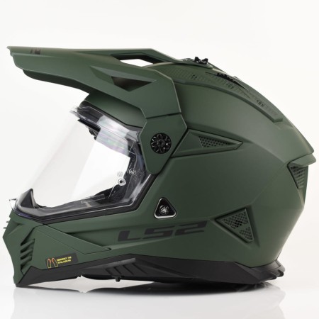 Kask LS2 MX702 Pioneer II Solid M. Mil. Gr.